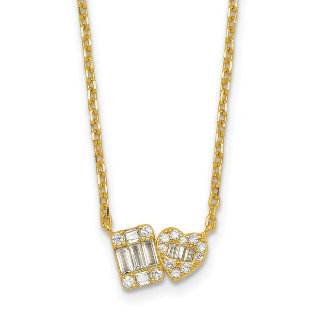 Sterling Silver Jewelry Style QG7065GP - Classique Jewelry Inc.