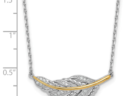 Silver/14k Two-Tone Jewelry Style QG7091 - Classique Jewelry Inc.