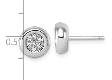 Sterling Silver Earrings Style QG7103E - Classique Jewelry Inc.