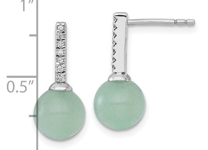 Sterling Silver Earrings Style QG7104E - Classique Jewelry Inc.