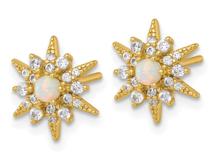 Sterling Silver Earrings Style QG7105EGP - Classique Jewelry Inc.