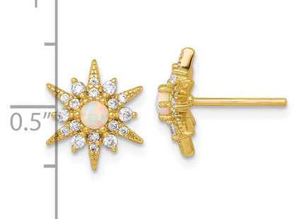 Sterling Silver Earrings Style QG7105EGP - Classique Jewelry Inc.