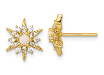 Sterling Silver Earrings Style QG7105EGP - Classique Jewelry Inc.