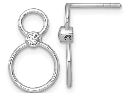 Sterling Silver Earrings Style QG7107E - Classique Jewelry Inc.