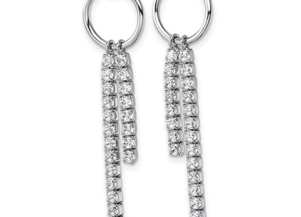 Sterling Silver Earrings Style QG7108E - Classique Jewelry Inc.