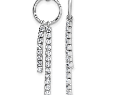 Sterling Silver Earrings Style QG7108E - Classique Jewelry Inc.