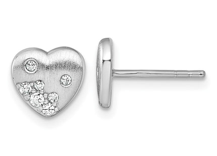 Sterling Silver Earrings Style QG7109E - Classique Jewelry Inc.