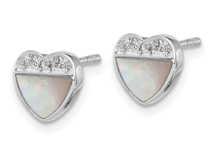 Sterling Silver Earrings Style QG7110E - Classique Jewelry Inc.