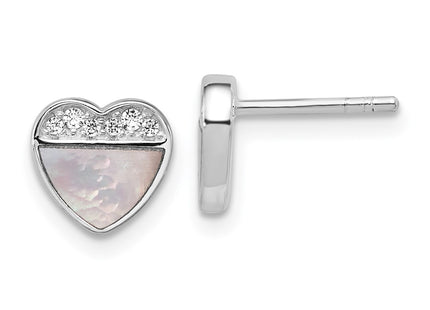 Sterling Silver Earrings Style QG7110E - Classique Jewelry Inc.