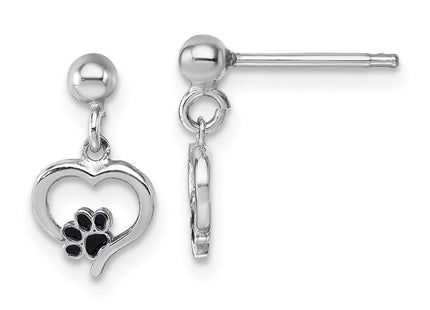 Sterling Silver Earrings Style QG7112E - Classique Jewelry Inc.