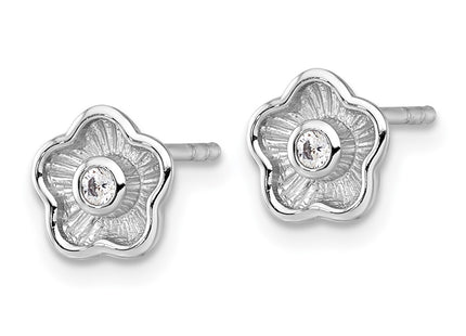 Sterling Silver Earrings Style QG7114E - Classique Jewelry Inc.
