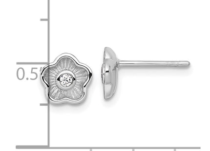 Sterling Silver Earrings Style QG7114E - Classique Jewelry Inc.