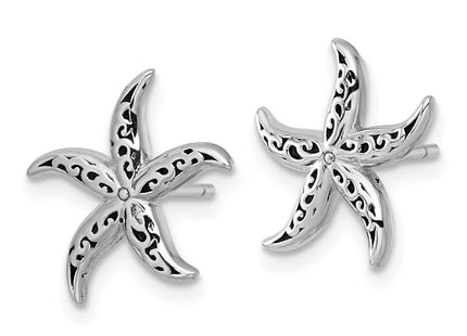 Sterling Silver Earrings Style QG7116E - Classique Jewelry Inc.