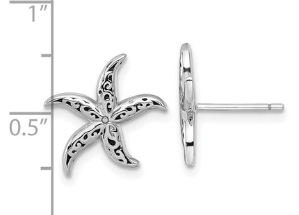 Sterling Silver Earrings Style QG7116E - Classique Jewelry Inc.