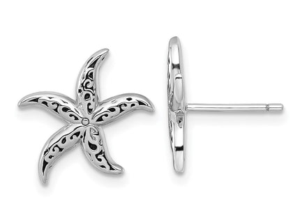 Sterling Silver Earrings Style QG7116E - Classique Jewelry Inc.