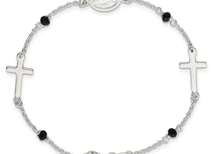 Sterling Silver Bracelets Style QG7121 - Classique Jewelry Inc.