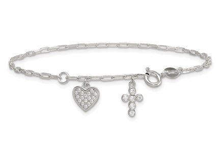 Sterling Silver Bracelets Style QG7123 - Classique Jewelry Inc.