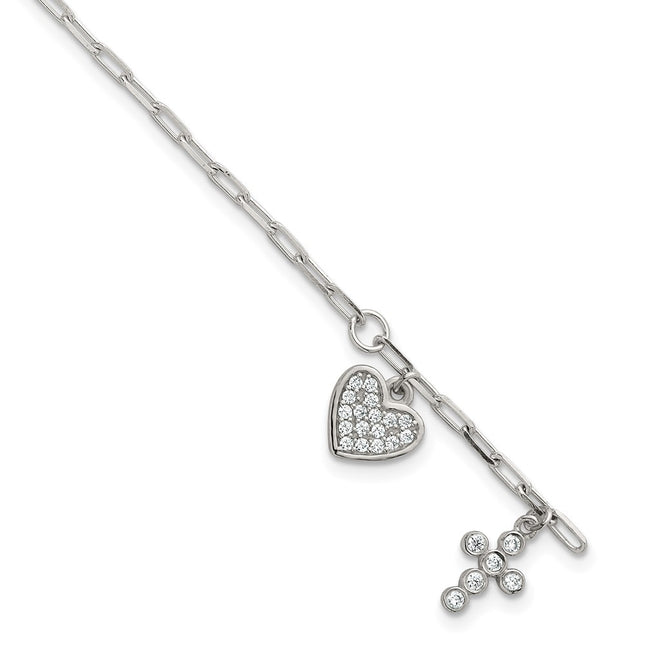 Sterling Silver Bracelets Style QG7123 - Classique Jewelry Inc.
