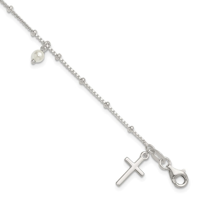 Sterling Silver Bracelets Style QG7124 - Classique Jewelry Inc.
