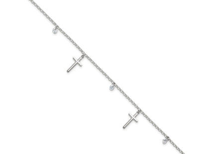 Sterling Silver Bracelets Style QG7125 - Classique Jewelry Inc.