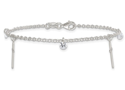 Sterling Silver Bracelets Style QG7125 - Classique Jewelry Inc.