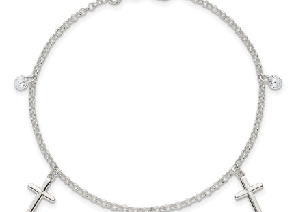 Sterling Silver Bracelets Style QG7125 - Classique Jewelry Inc.