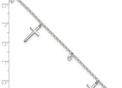 Sterling Silver Bracelets Style QG7125 - Classique Jewelry Inc.