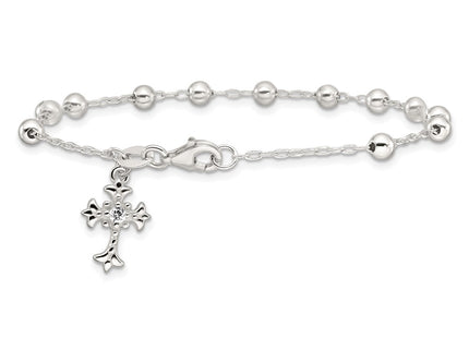 Sterling Silver Bracelets Style QG7126 - Classique Jewelry Inc.