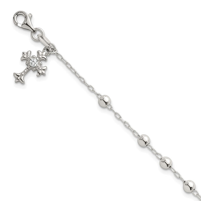 Sterling Silver Bracelets Style QG7126 - Classique Jewelry Inc.