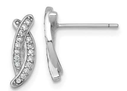 Sterling Silver Earrings Style QG7127E - Classique Jewelry Inc.