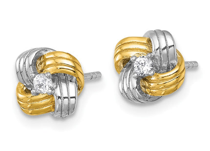 Sterling Silver Earrings Style QG7128E - Classique Jewelry Inc.