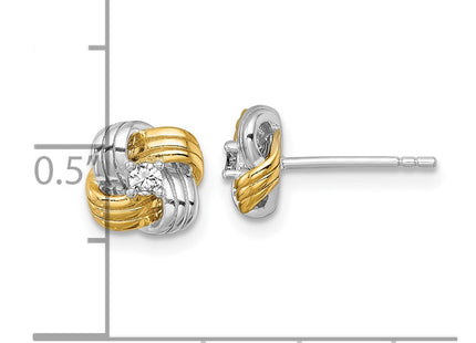 Sterling Silver Earrings Style QG7128E - Classique Jewelry Inc.