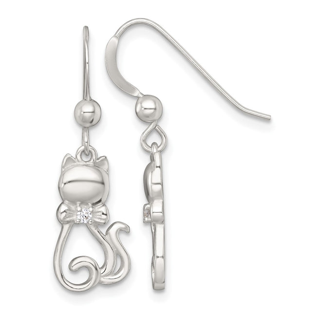 Sterling Silver Earrings Style QG7129E - Classique Jewelry Inc.