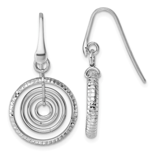 Sterling Silver Earrings Style QG7132E - Classique Jewelry Inc.