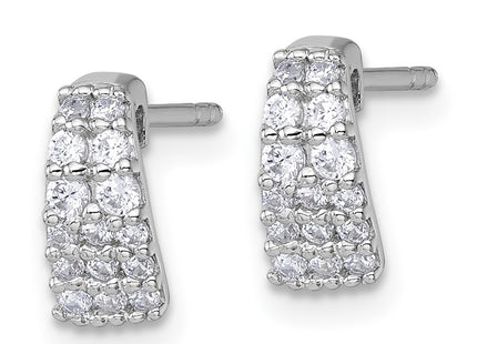 Sterling Silver Earrings Style QG7134E - Classique Jewelry Inc.
