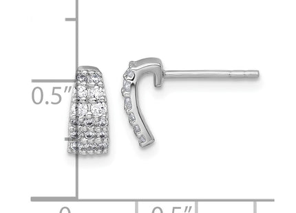 Sterling Silver Earrings Style QG7134E - Classique Jewelry Inc.