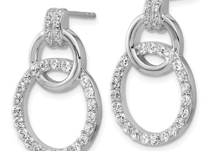 Sterling Silver Earrings Style QG7135E - Classique Jewelry Inc.