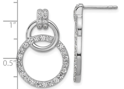 Sterling Silver Earrings Style QG7135E - Classique Jewelry Inc.