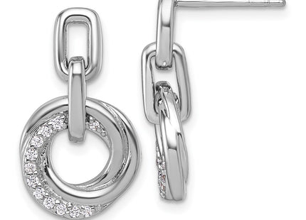 Sterling Silver Earrings Style QG7136E - Classique Jewelry Inc.
