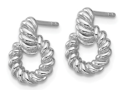 Sterling Silver Earrings Style QG7137E - Classique Jewelry Inc.