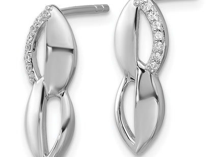 Sterling Silver Earrings Style QG7139E - Classique Jewelry Inc.