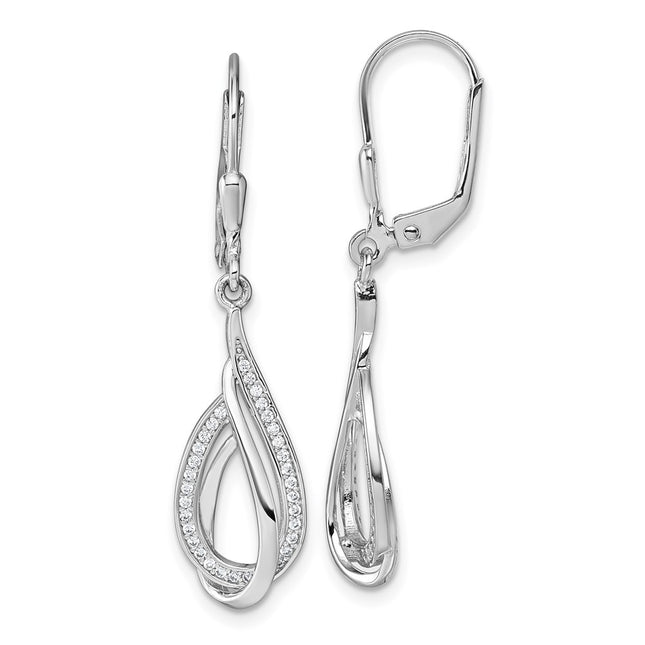 Sterling Silver Earrings Style QG7140E - Classique Jewelry Inc.