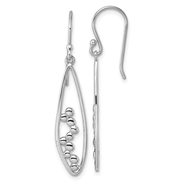 Sterling Silver Earrings Style QG7141E - Classique Jewelry Inc.