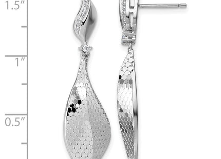 Sterling Silver Earrings Style QG7142E - Classique Jewelry Inc.