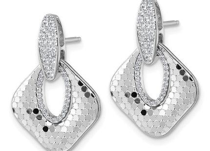Sterling Silver Earrings Style QG7144E - Classique Jewelry Inc.
