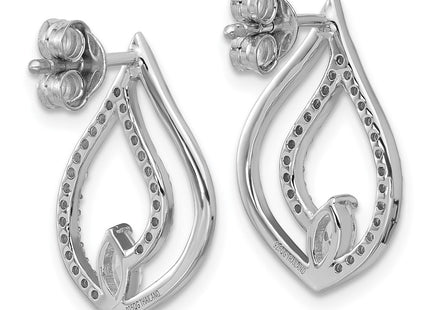 Sterling Silver Earrings Style QG7145E - Classique Jewelry Inc.