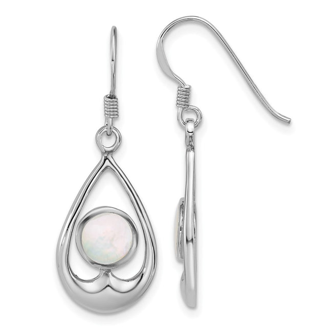 Sterling Silver Earrings Style QG7146E - Classique Jewelry Inc.