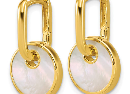 SS/Gold Plated Earrings Style QG7147E - Classique Jewelry Inc.