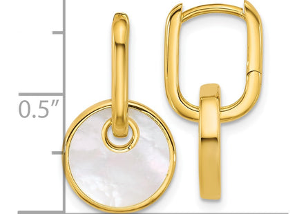 SS/Gold Plated Earrings Style QG7147E - Classique Jewelry Inc.