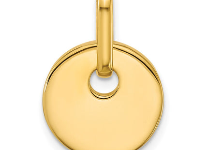 SS/Gold Plated Pendants Style QG7147P - Classique Jewelry Inc.
